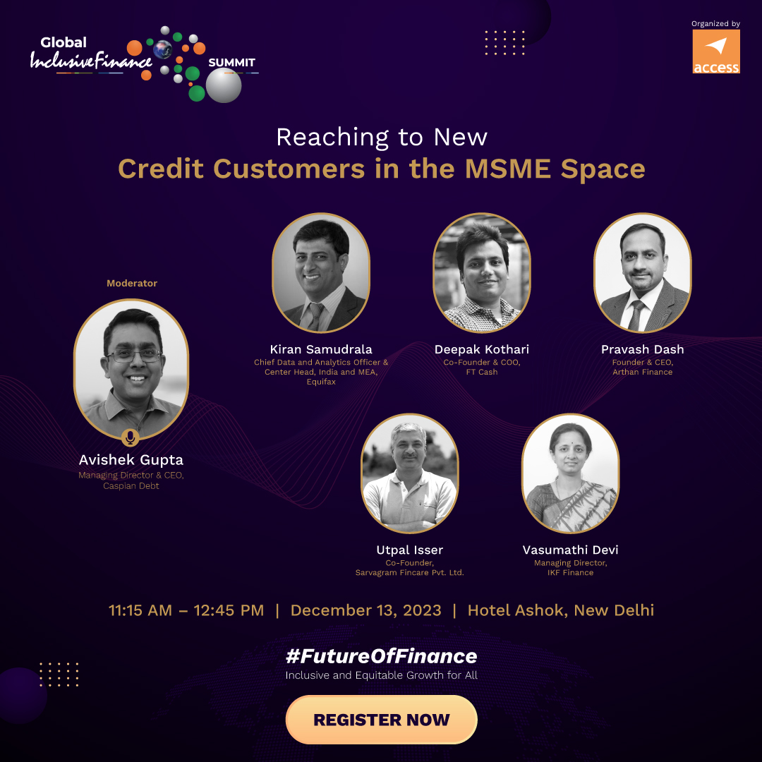 A higher percentage of NTC is indicative of higher efforts towards financial inclusion. As per credit bureau data, out of the total loans to MSMEs originated by public sector banks, 64% are new to credit, for private banks the same number 23% and for NBFCs, it is 39%.