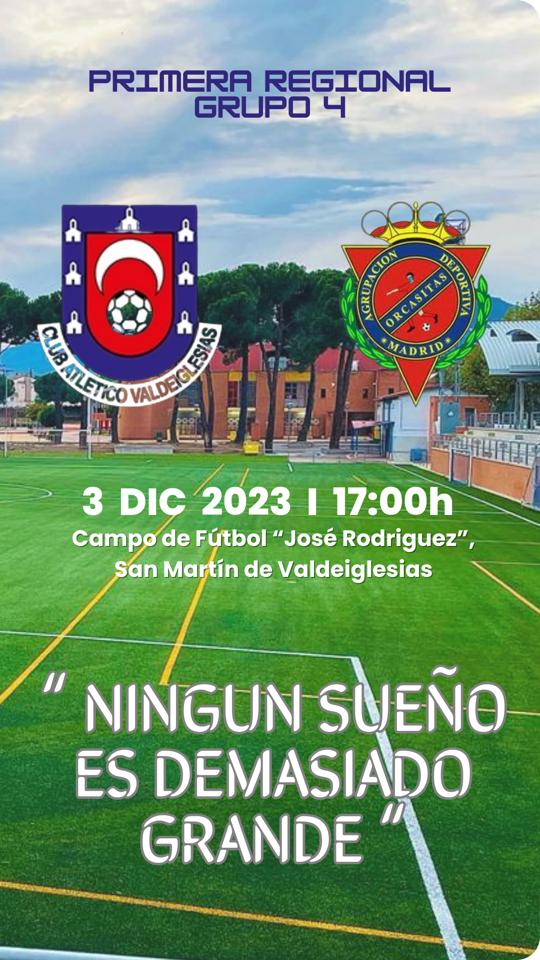 Este domingo, te vas a perder el partidazo de la Regional?

Ven a apoyar al equipo de tu pueblo, ellos lo darán todo para seguir en los puestos de ascenso y con tu apoyo será más fácil.

#Forzavalde