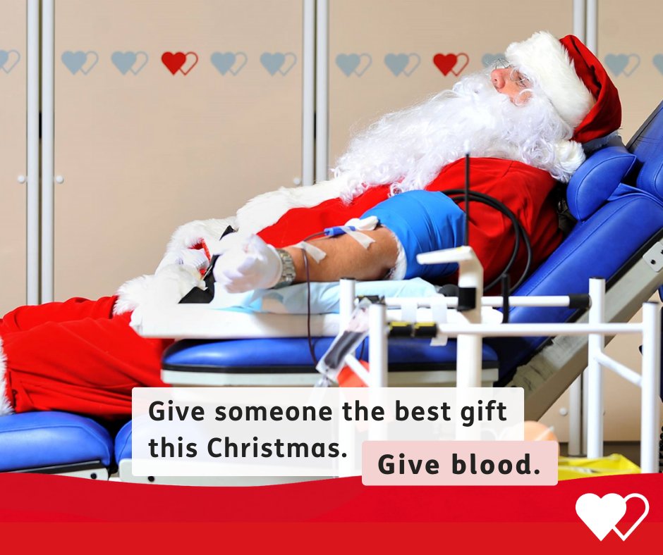 🎁Started buying your #Christmas presents yet? Have you booked your donation this Winter? 
 🩸A blood donation is truly #thebestgift you can give this festive season.
 ❤️ Find a lifesaving appointment today
 👉  wbs.wales/BassalegSchool2