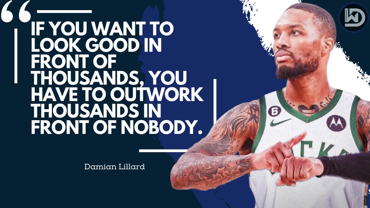 The Winning Difference (@thewinningdiff1) on Twitter photo "Greatness always looks easy to those who weren't around for the countless hours alone in the gym.
Success always looks easy to those who weren't around while it was being earned." <a href="/BallisPsych/">Ball is Psych</a>
<a href="/Dame_Lillard/">Damian Lillard</a> "Greatness always looks easy to those who weren't around for the countless hours alone in the gym.
Success always looks easy to those who weren't around while it was being earned." <a href="/BallisPsych/">Ball is Psych</a>
<a href="/Dame_Lillard/">Damian Lillard</a>