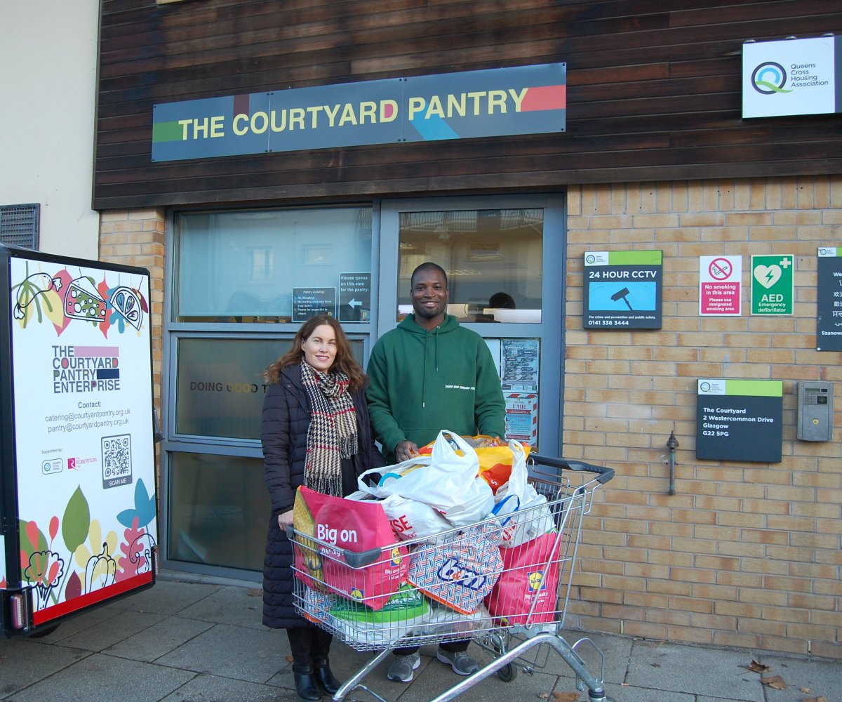courtyardpantry's tweet photo. A huge thank you to Eilidh and the team at @urbanunionltd  for their generous donation of food to the Pantry Hub. This will make a huge difference as we gear up for the busy festive period.

These acts of kindness really do put a smile on our faces!

#DoingGoodThroughFood https://t.co/NZm29GRFPM
