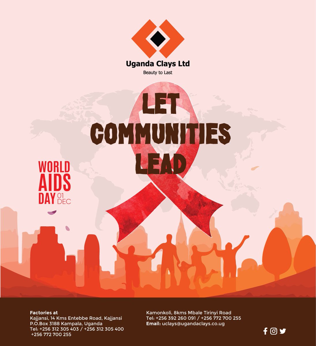 As UCL community, we join the whole world to commemorate this day, we stand together in fighting stigma associated with AIDs, and increase awareness now for a better health tomorrow.
