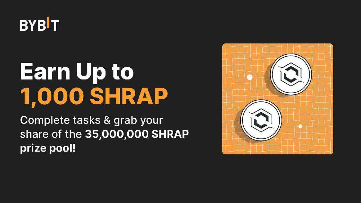 dotocash's tweet photo. Promo for $7.5 million on Bybit 😱

Recently, a promotion dedicated to listing $SHRAP tokens from the Shrapnel project has started on Bybit. By participating in this promo, we can receive 500 $SHRAP ~ $108.

For this promo, 35 million $SHRAP has been allocated, which will be randomly distributed among 30,000 participants. The chances of winning are very good.

What to do?
• Register on Bybit: https://t.co/DgJN3eLdKl
• Follow @Bybit_Official and @playSHRAPNEL on Twitter.
• Repost this tweet: https://t.co/u8GDfTi81g 
• Make a deposit of 100 $USDT.
• Buy $SHRAP for $100 and sell it, holding is not necessary.
• Fill out the form: https://t.co/GFrH3XOG7h

📆 Deadline: December 15.

‼️ For registration through this link https://t.co/DgJN3eLdKl you will additionally receive 100 $SHRAP ~ $21

#Bybit #Shrap #Promo #NFA #CryptoFarm #Money #airdrop #crypto #web3 #bitcoin #ETH #earning