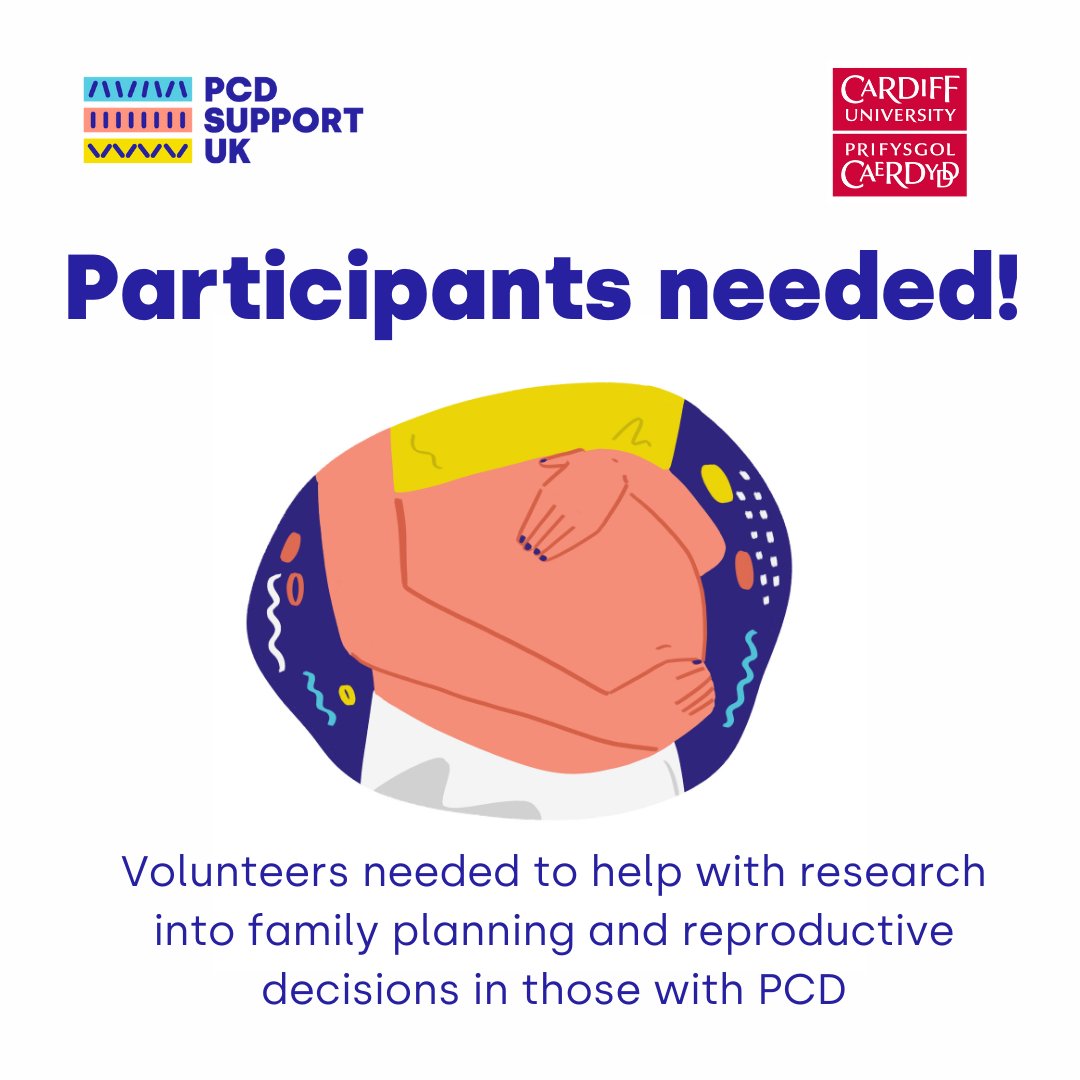 ✨️Participants needed for research into family planning, reproductive decisions and support in those with PCD! For more information and details on how to get involved, please head to our website pcdsupport.org.uk #fertilityresearch #pcd #pcdresearch #fertility