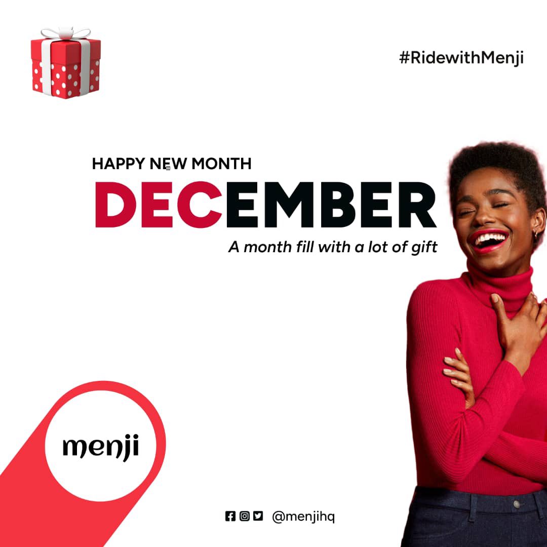 Happy New Month everyone 
Welcome to December!
#ridewithmenji #ridewithus #December1