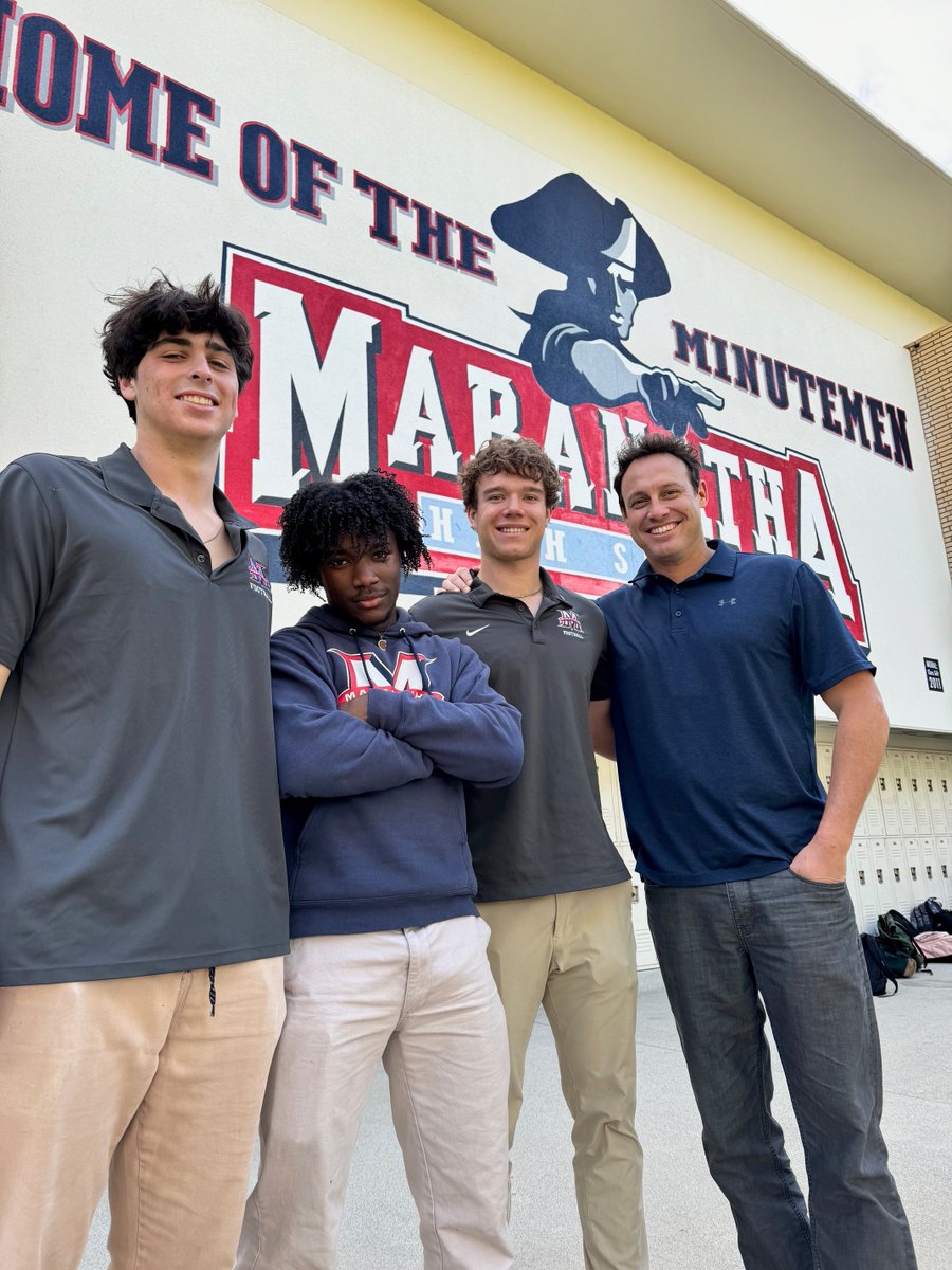 210 Prep Sports (@210prepsports) on Twitter photo Football: Congrats to <a href="/maranatha_fb/">MaranathaMinutemenFB</a> players <a href="/LukeMcNulty7/">Luke McNulty</a>, <a href="/miles_omal9524/">Miles OMalley</a> <a href="/carter_shupper/">Carter Shupper</a> & Coach <a href="/randoutwest/">Rand Holdren</a> for earning Cottonwood League's MVP, Offensive MVP, Specialist & Coach of the Year honors, respectively. <a href="/mhsbaseballfam/">Maranatha Baseball</a> <a href="/WeAreMaranatha/">Maranatha Athletics</a>
210prepsports.com/2023/12/01/mar… Football: Congrats to <a href="/maranatha_fb/">MaranathaMinutemenFB</a> players <a href="/LukeMcNulty7/">Luke McNulty</a>, <a href="/miles_omal9524/">Miles OMalley</a> <a href="/carter_shupper/">Carter Shupper</a> & Coach <a href="/randoutwest/">Rand Holdren</a> for earning Cottonwood League's MVP, Offensive MVP, Specialist & Coach of the Year honors, respectively. <a href="/mhsbaseballfam/">Maranatha Baseball</a> <a href="/WeAreMaranatha/">Maranatha Athletics</a>
210prepsports.com/2023/12/01/mar…