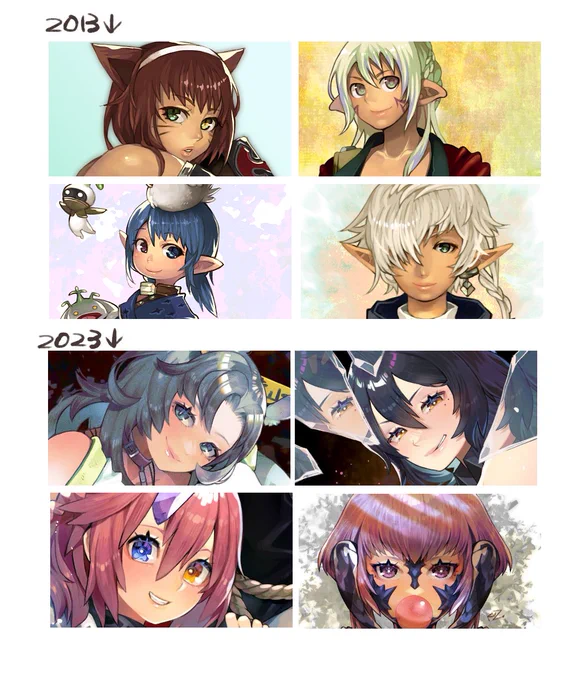 10年描き続けた結果、少しは成長してる…かな!?

 #今年もあと1ヶ月になりましたが画力がどうなったか見てみましょう 