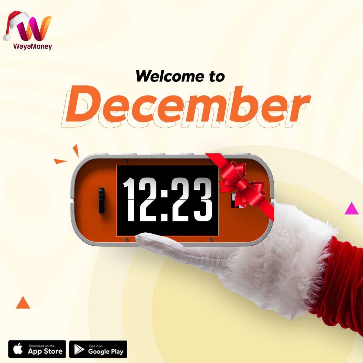 Welcome to December 🎁
Welcome to the festive season 🎄

#NewMonth #WayaMoney #December2023