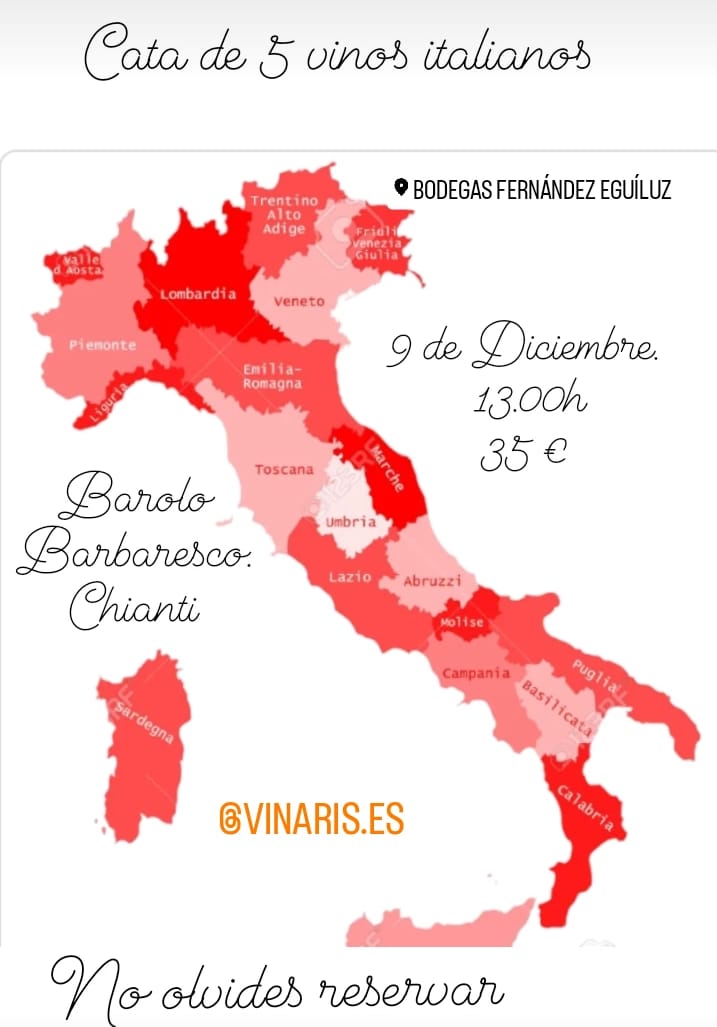 Danzad, bebed, benditos! Este puente, en los vermús deFernández Eguíluz (Ábalos), a las 13 horas.
El sábado 9, cata de cinco vinos italianos (35 euros): Barolo, Barbaresco y Chianti.  El jueves 8, vermú con  el blues en directo del cuarteto Beatriz Zaragoza. 
Reserva: 659 146888.