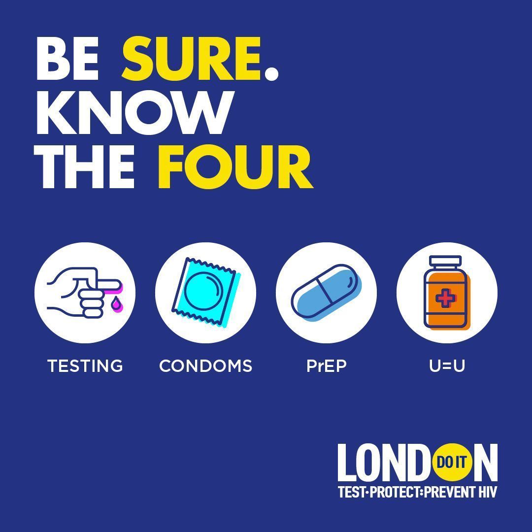 lambeth_council's tweet image. On #WorldAidsDay, let's come together to spread awareness and work towards #ZeroHIV infections by 2030

Be sure, know the four proven ways to prevent #HIV: regular testing, condom use, PrEP, and #UequalsU

Find out more about @doitldn's campaign here 👉 orlo.uk/CBr2U