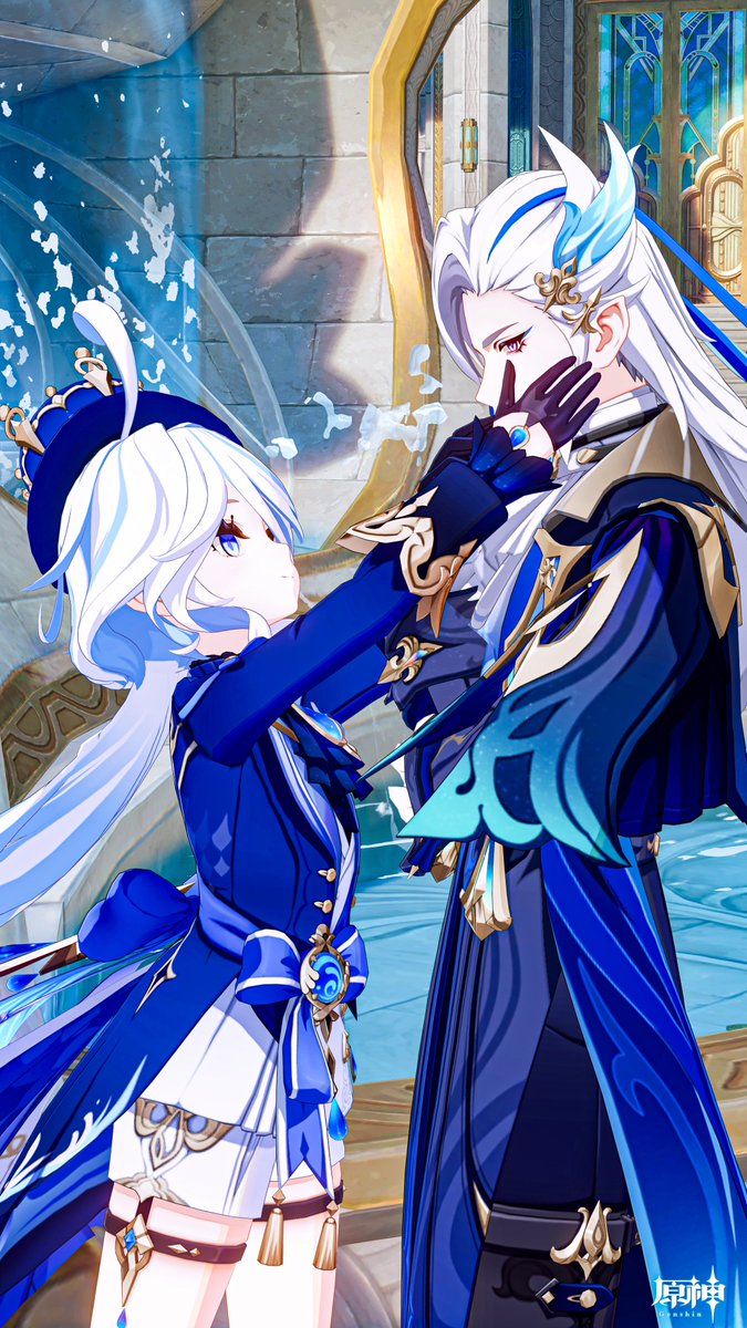 『 💧 』

#原神 #原神写真部 #GenshinImpact 
#フリーナ #Furina 
#ヌヴィレット #Neuvillette