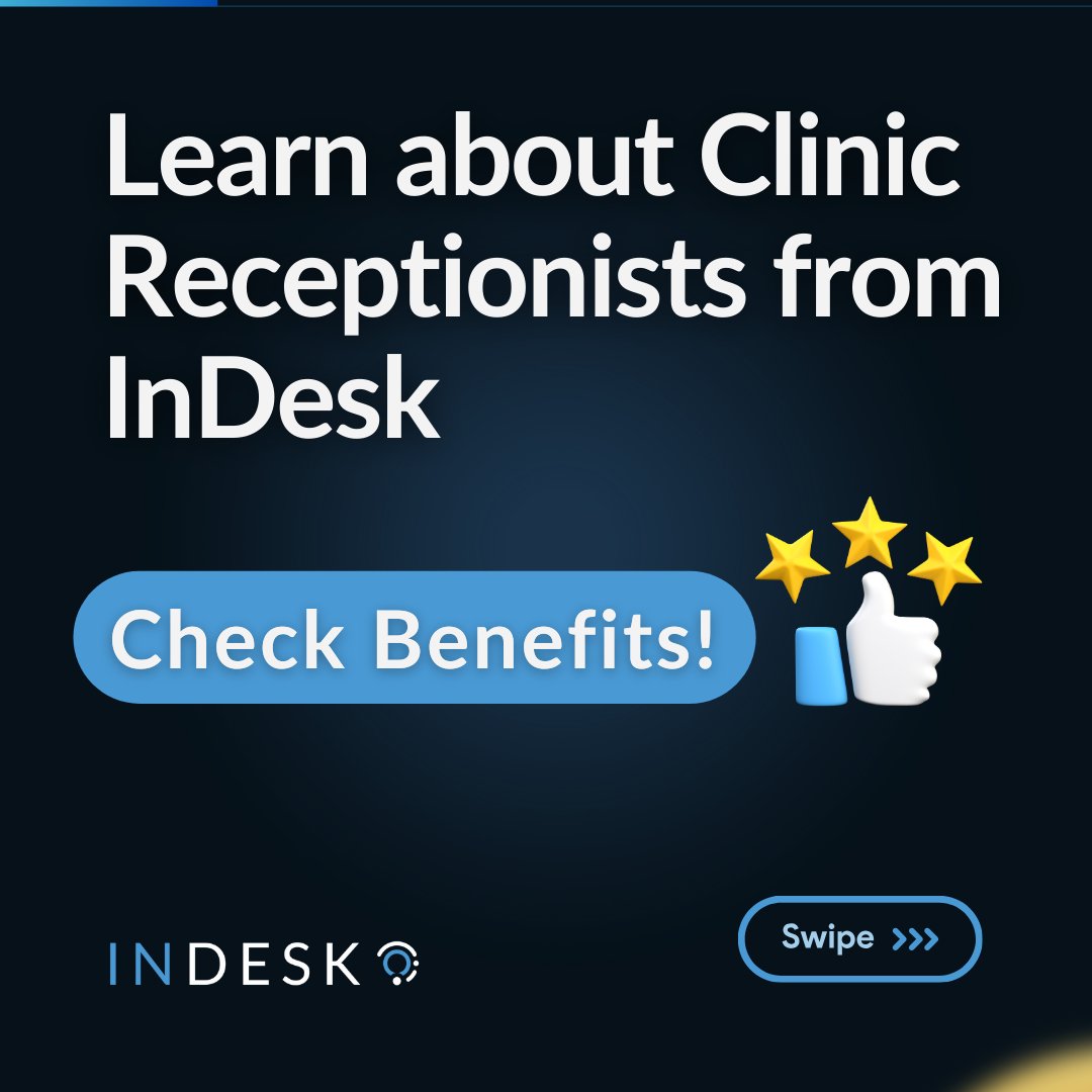 my_indesk's tweet image. Contact our business development team for more details on the service. 👩‍💼
indesk.site/contact

#indesk #aestheticreceptionist #patientmanagement #medicalaesthetics #clinicreceptionist #aestheticclinic #aestheticassistant #medicalaestheeticsuk #medicalaestheticslondon
