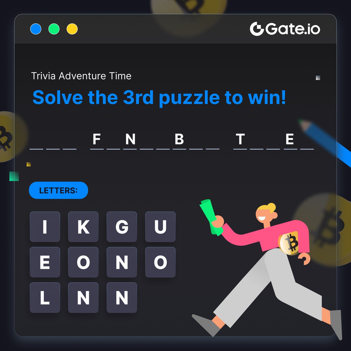 Gate's tweet photo. ๐ฅ https://t.co/8kWqgEeplL Cryptopia Challenge ๐ฅ
Question: What does the acronym NFT stand for in the crypto world?
Like, Share, and Comment your answer below! ๐
And Quote Tweet this post with a "Follow @gate_io" message and #GateioCryptopia hashtag to win $20! https://t.co/e25JUUCQqy