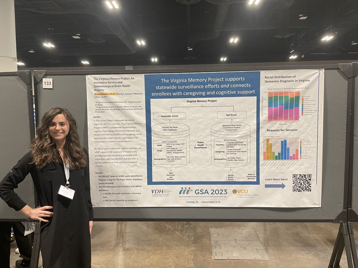 Dr. Annie Rhodes represented The Virginia Memory Project at the annual 2023 Gerontological Society of America conference.