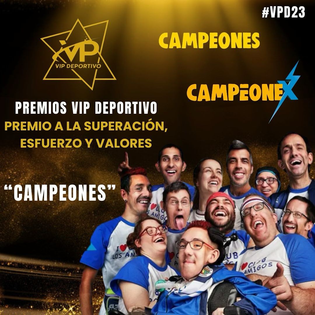 morenafilms's tweet photo. Ayer recibimos el 🏆 Premio a la Superación, Esfuerzo y Valores que entregó @VIP_Deportivo a #Campeonex.
📸 El productor @LongoriaAlv acudió al Salón de Actos de Santa María la Rica, en Alcalá Henares (Madrid), para recoger el Premio.
¡Muchas gracias!
#VPD23 #VIPDeportivo23 https://t.co/yias1W1XNw