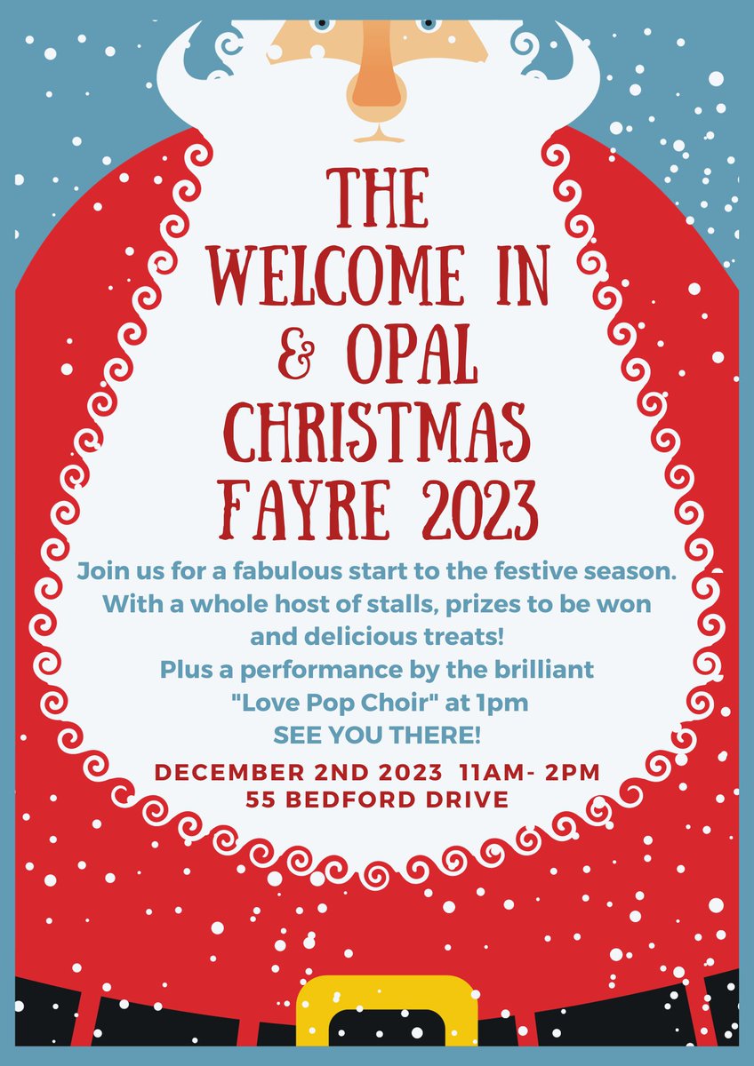 We look forward to seeing you all tomorrow at our annual Christmas Fayre! The weather may be cold outside, but it will be lovely and warm inside, especially after an indulgent festive hot chocolate or mulled wine! See you tomorrow for a day of festive fun!