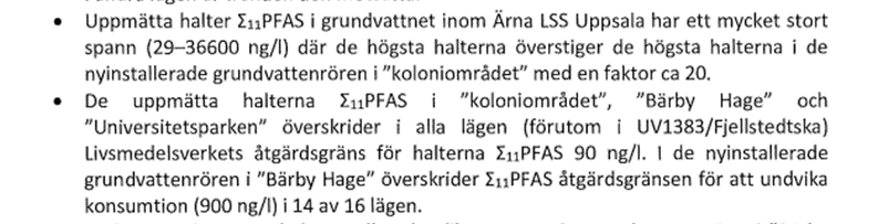 F_Lindberg's tweet photo. Uppsala mot Försvarmakten Mål M13145-21: Bil 31

VAR ÄR MEDIA!!!!!!!!!
Detta är halter som Petersburg och Dupontskandalen

Uppsalas grundvatten är förstört av PFAS!
 
@kallafakta @Nyheterna @SVTHolmberg https://t.co/GZIhtDu8jb