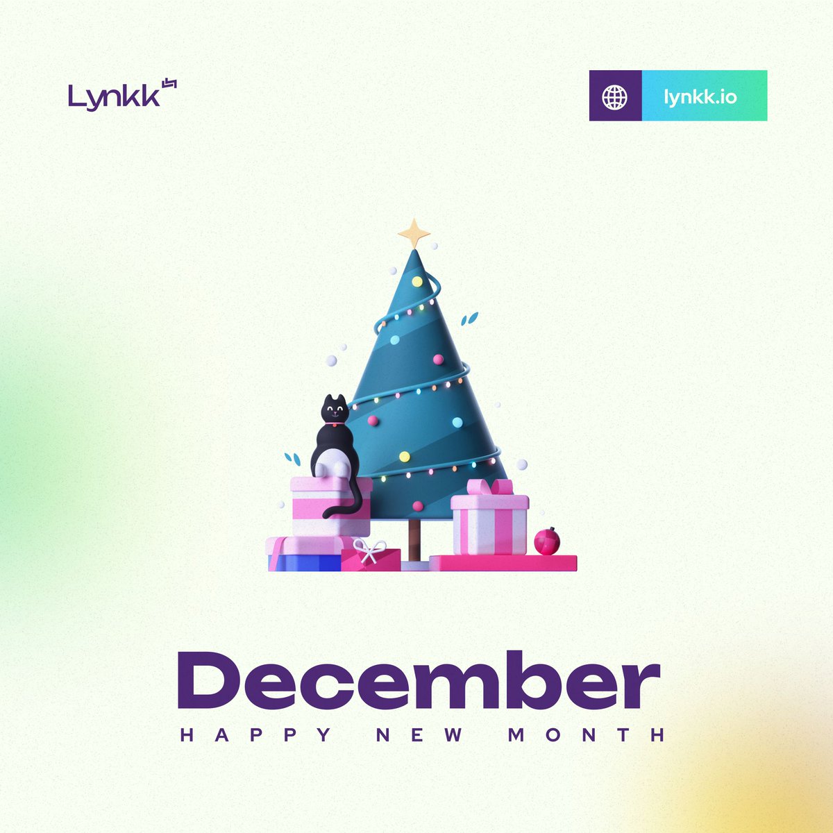 LynkkHQ's tweet photo. 🎄 Wishing our incredible community a month filled with innovation, financial freedom, and groundbreaking strides.🌟 Wishing you a December wrapped in warmth, love, and joy!  🎉💸 #DeFiDecember #NewMonth #dettydecember #Lynkk https://t.co/4620oZv6xF