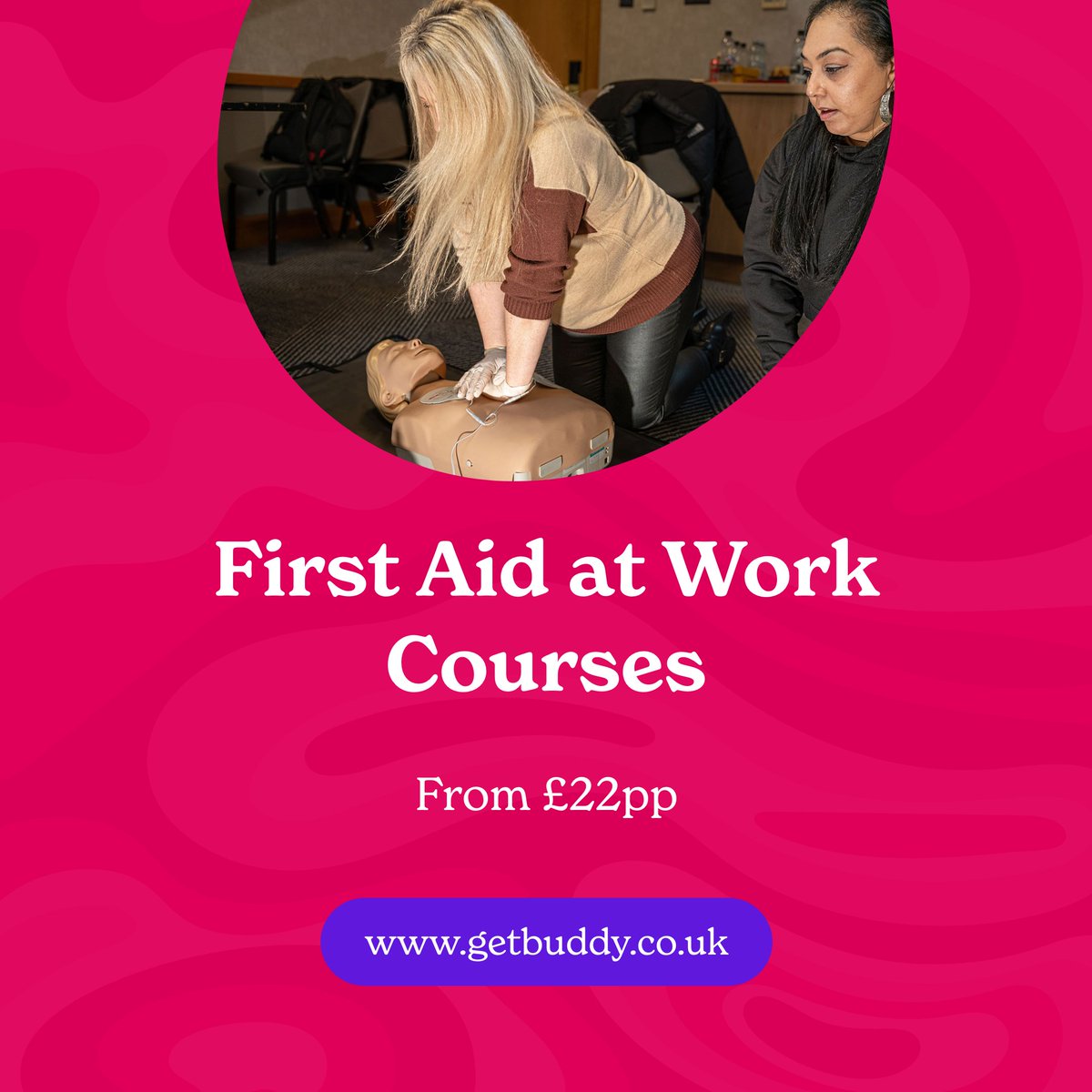Online First Aid at Work Courses for just £22 per person when you train with Buddy! Level up your training game📈
👇
hubs.la/Q02btPwn0