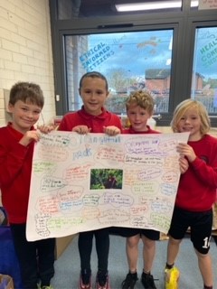 YsgolFrongoch's tweet photo. Blwyddyn 4 have been measuring their bar chart success,working collaboratively on their Orangutan work and using their inference skills as part of their Topic on Rainforests this week! Gwych! #rainforest #inferenceanddeduction https://t.co/iGvCNDA6A9