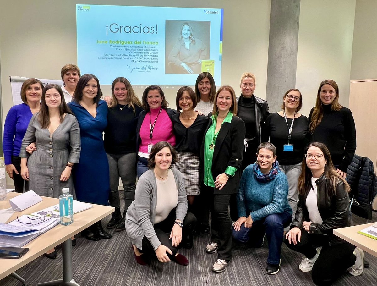 Gracias <a href="/BancoSabadell/">Banco Sabadell</a> por confiar en nuestro equipo para el desarrollo del #liderazgo de estas 40 #mujeresdirectivas 🔝 

¡Ha sido una experiencia increíble!

#mujeresprofesionales #liderazgofemenino