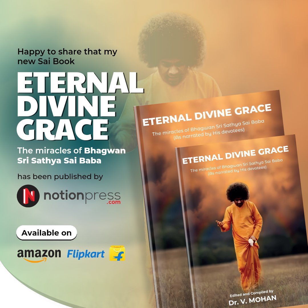drmohanv's tweet image. I am happy to inform that my next Sai Book has been published by Notion Press. 

The book is now available on

Amazon: amzn.eu/d/j3GGz9e

Flipkart: dl.flipkart.com/dl/eternal-div…

You can also order the book through Notion Press directly: notionpress.com/read/eternal-d…