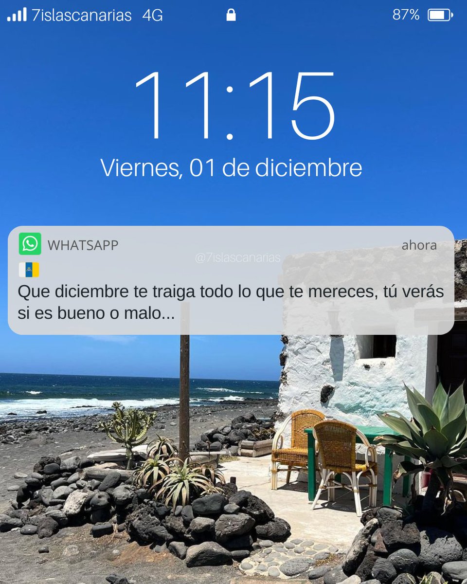 Que disfrutes de todo lo que te mereces...

#Canarias #IslasCanarias

📸de fondo: <a href="/NereaGarmendia/">Nerea Garmendia</a>