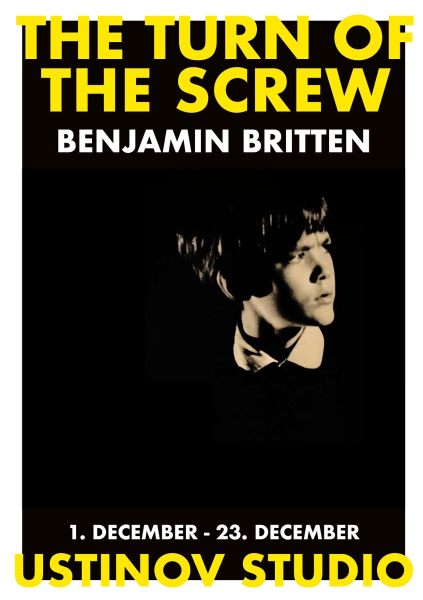 Previews begin tonight for Benjamin Britten's OPERA, The Turn of the Screw in the Ustinov Studio. Directed by Isabelle Kettle and the next installment in the Deborah Warner Season. @DWarnerUstinov 🎟️➡️theatreroyal.org.uk/events/the-tur…