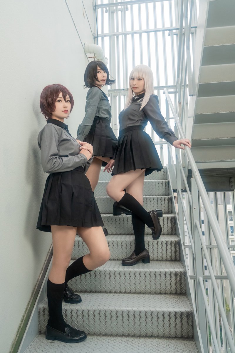 ガルパン /⚠︎コスプレ

新生黒森峰🇩🇪

エリカ/ににゃ　小梅/ひなお　エマ/離陸

📷<a href="/d_nyarlathotep/">TÅkeσ.D</a> 
#ハコアム大阪