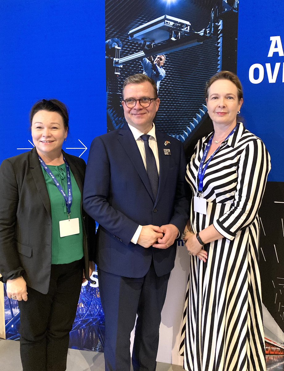 #COP28 with <a href="/johannajakala/">Johanna Jäkälä</a> <a href="/PetteriOrpo/">Petteri Orpo</a>