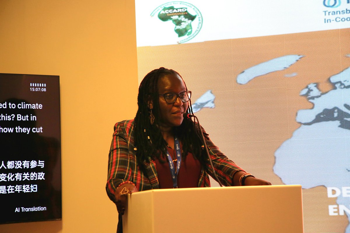 ccb_boulder's tweet photo. Grace Ananda from #habitatforhumanity is speaking about #womensrights, #gender and #youth in climate change. Polices that do not marginalize these communities is important! #COP28 will see her again on 4th December for the #unccrd #deltasunite unveiling! https://t.co/ZjU9WpSnBa