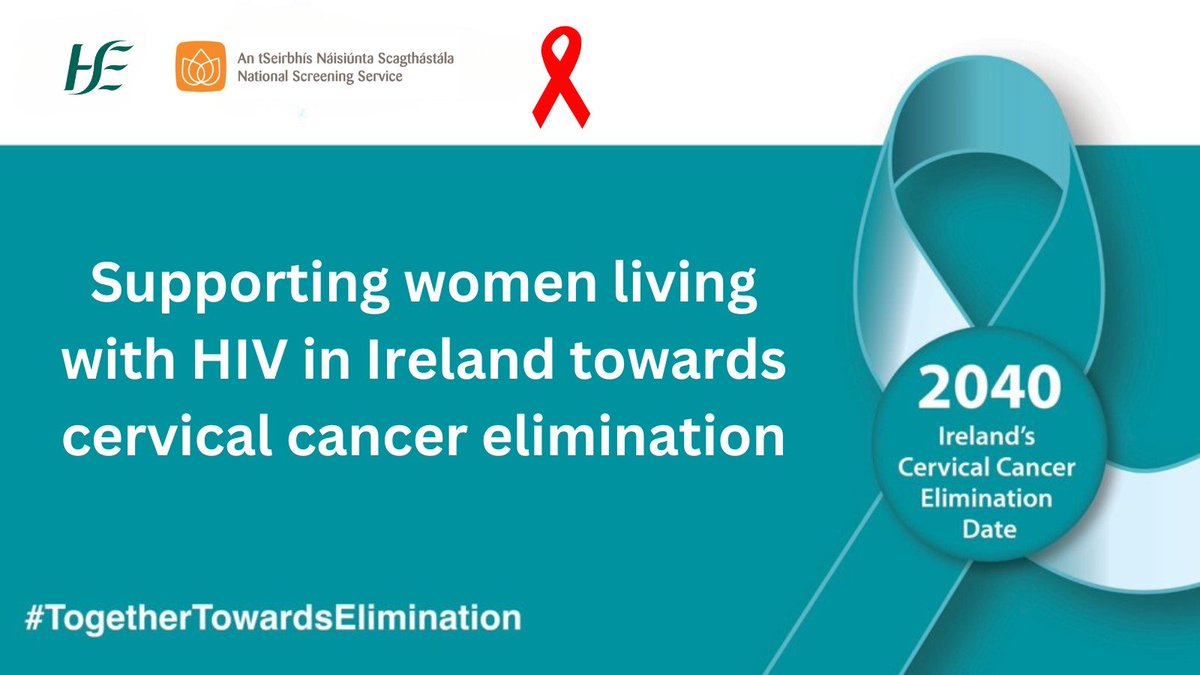 On #WorldAIDSDay we're highlighting the importance of #HPV #cervicalscreening for women living with #HIV. Ireland is on the road to #CervicalCancerElimination. Be part of it. 👉 tinyurl.com/mdakaa29 #CervicalCheck #ChooseScreening #TogetherTowardsElimination @HIVIreland