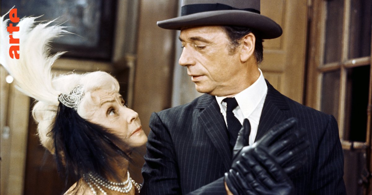 ARTEfr's tweet photo. Comédie débridée mélangeant gangsters et aristocrates dans un manoir, « Le diable par la queue » révèle toute la fantaisie d'Yves Montand, sur nos antennes ce 4 décembre à 20h55 📺 https://t.co/gQoyEJXfKP