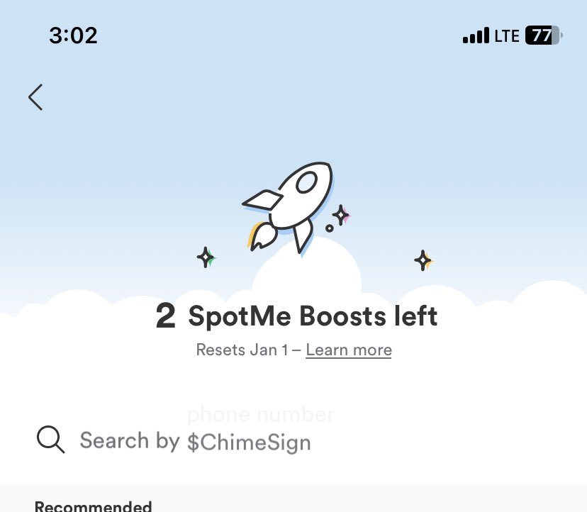 Walker8Moody's tweet image. Got two boost left who need it? #chime #boostforboost #boost