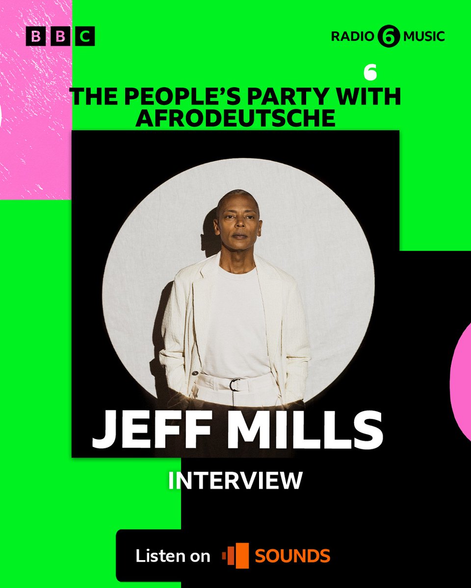 AFRODEUTSCHE_AD's tweet photo. Honoured to have the one and only @DJJeffMills on the show tonight! 

He’ll be chatting to me about Light From The Outside World, the re-working of his techno hits performed with @the_halle Symphony Orchestra!

Join me tonight @bbc6music 7-9pm https://t.co/gyDDVDF0Jy