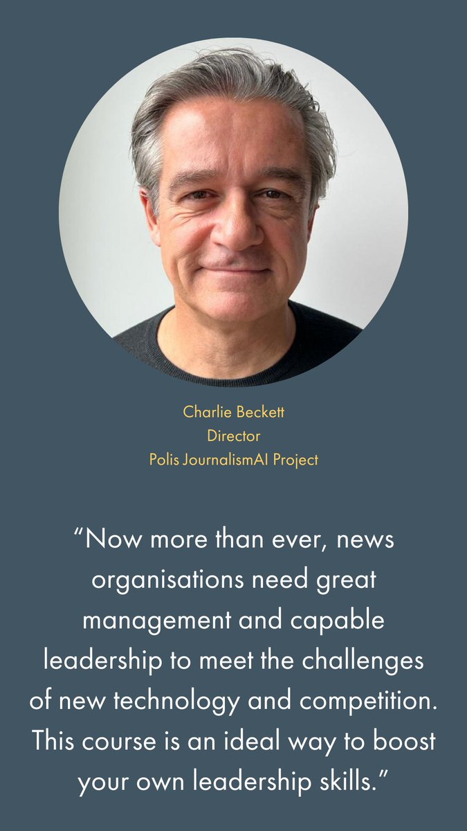 Last chance to join our Deep Dive course on 'Developing a Smart AI Business Strategy for Your Media Organization'. The application deadline is December 4th ⏰. Note: We have only a few places left #leadership #management.

✅ betterleaderslab.com/academy/smart-…