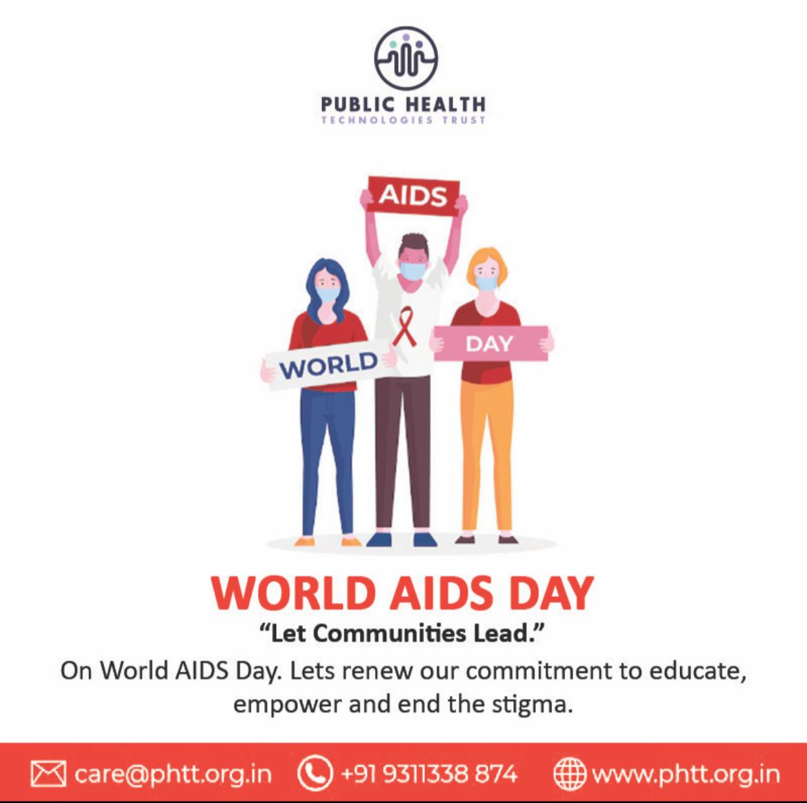 AIDS is an epidemic that can be stopped, but only through collective action, awareness, and an unwavering commitment to end the spread of HIV. On World AIDS Day, let's empower ourselves and others. #PHTT #Educate #Awareness #Commitment #AIDS #Empower #Stigma