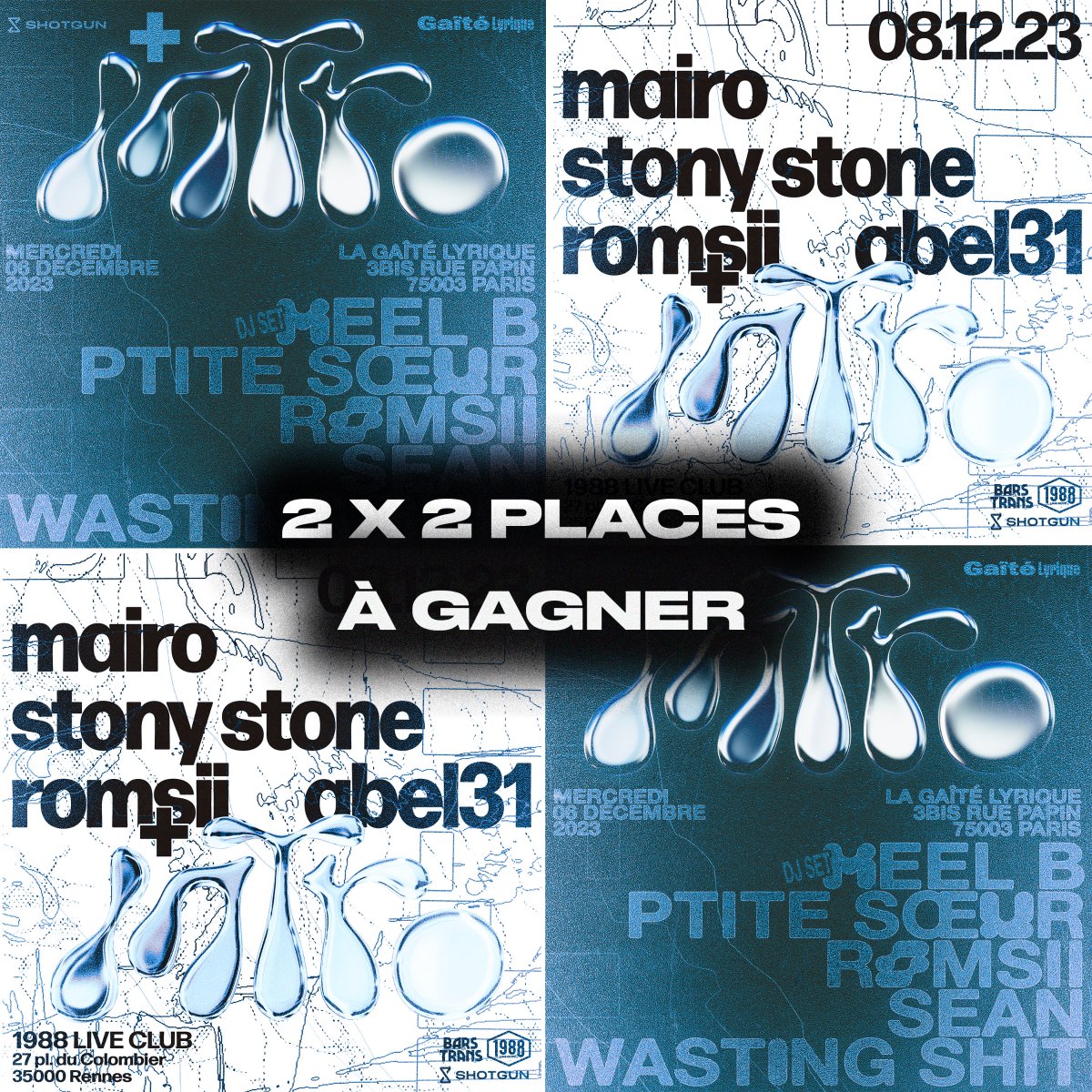 Avec Shotgun, on vous fait gagner 2X2 places pour les soirées INTRO à Paris et à Rennes le 6 et 8 décembre !

Pour participer :

• Follow <a href="/intr0fr/">INTRO</a> 
• Like ce post
• Commente &amp; identifie une personne
• Indique la ville de ton choix (Paris ou Rennes)

⚠️ T.A.S Lundi 4.12 !