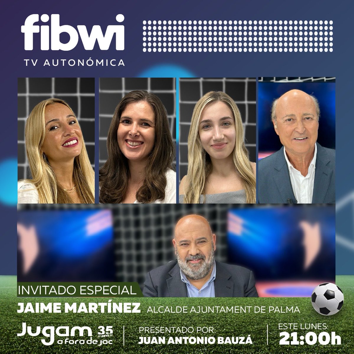 Juan Antonio Bauza (@ja_bauza) on Twitter photo Este lunes en <a href="/fibwiTV/">Fibwi TV</a> 21h .Todo sobre el deporte.Con <a href="/mareescandell/">Mar Escandell Mas</a> <a href="/vicocanaves/">Victoria Pellicer</a> <a href="/marinabp90/">Marina</a> comentaran toda la actualidad deportiva con <a href="/JaimeMartinez/">Jaime Martínez Llabrés</a> <a href="/ajuntpalma/">Ajuntament de Palma</a> .De la mano de <a href="/AirEuropa/">Air Europa</a> Este lunes en <a href="/fibwiTV/">Fibwi TV</a> 21h .Todo sobre el deporte.Con <a href="/mareescandell/">Mar Escandell Mas</a> <a href="/vicocanaves/">Victoria Pellicer</a> <a href="/marinabp90/">Marina</a> comentaran toda la actualidad deportiva con <a href="/JaimeMartinez/">Jaime Martínez Llabrés</a> <a href="/ajuntpalma/">Ajuntament de Palma</a> .De la mano de <a href="/AirEuropa/">Air Europa</a>