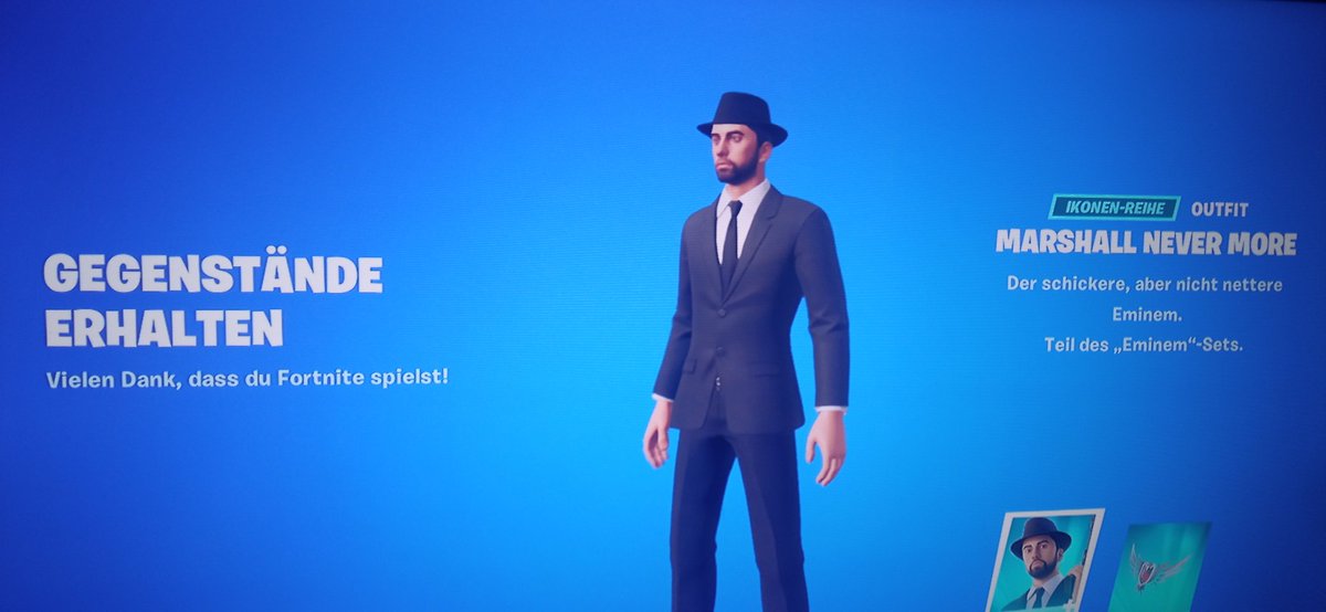 Realstunz's tweet photo. Real Slim Shady emote...
Marshall never more Skin...
Und Crew Pack Dezember... Mit CC "schleini" von @schleinigaming gegönnt
Hype auf Chapter 5 👀🤝✌️
#Fortnite #FortniteCreator #FortniteSupport https://t.co/Wwdj5NF7zo