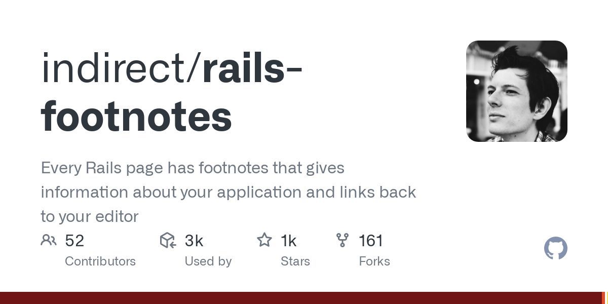 #Rails Footnotes: Display #Debugging Notes in Your App buff.ly/3t0DxdS