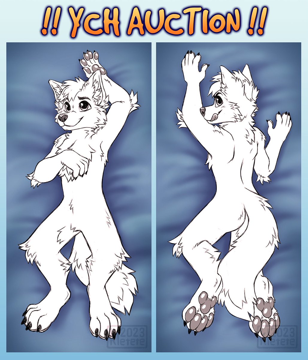🌌BODYPILLOW ART YCH AUCTION🌌
✨SB 150€
✨Minimum increase 5€
✨AB 500€
✨Any species(must fit the sketched bodyshape), customisable expression/details
✨Ends 4.December 2023 10PM(UTC+1)

💕RTs appreciated very much!💕
⬇️Bidding chain-finished art examples-more info below⬇️