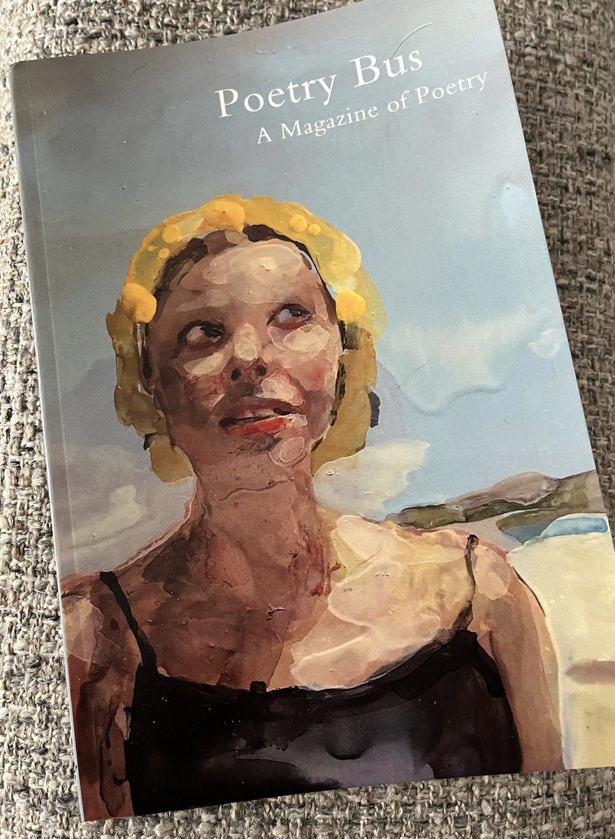 Thrilled to have a poem in this feisty beauty, sharing pages with esteemed poets and lively work. A fresh read between exquisite covers, thank you @PoetryBusMag