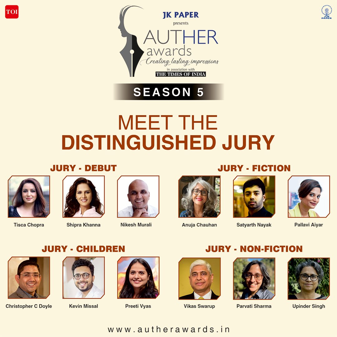 AutherAwards's tweet photo. With immense pleasure, we introduce our distinguished #jurypanel, renowned for their expertise and contributions to the literary world, all set to judge some enthralling work of Indian women writers that captivate, and enrich readers.
#AutherAwards @JKPaperIndia @timesofindia https://t.co/cp5A01KHGD