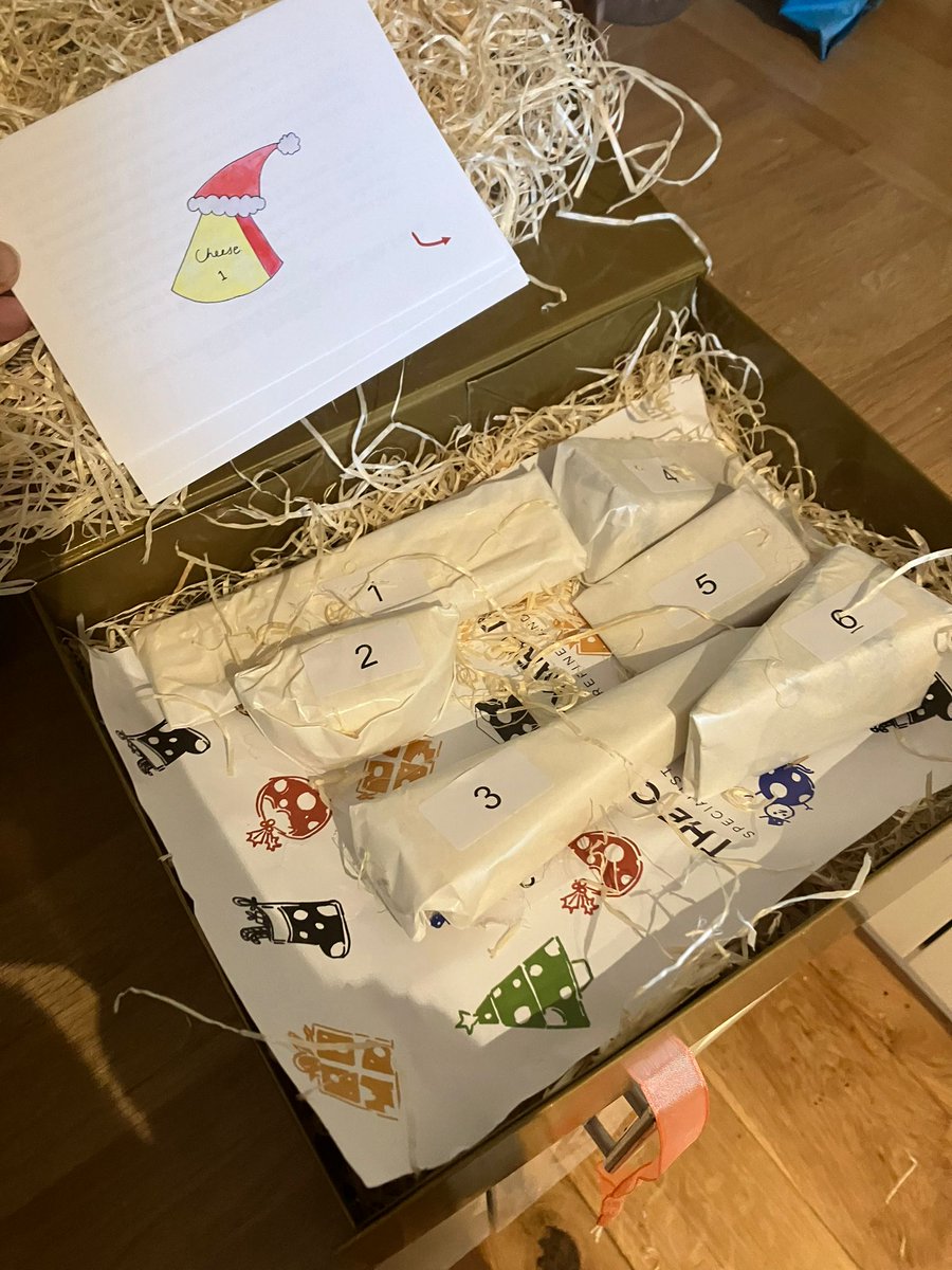 Yorkshire Fellow (@nickdabird) on Twitter photo Happy #Advent ! Looking forward to our special #Cheese Advent Calendar from <a href="/CourtyardDairy/">The Courtyard Dairy</a> today!🎅❤️🧀🥳
Day 1 Baron Bigod Brie... Happy #Advent ! Looking forward to our special #Cheese Advent Calendar from <a href="/CourtyardDairy/">The Courtyard Dairy</a> today!🎅❤️🧀🥳
Day 1 Baron Bigod Brie...