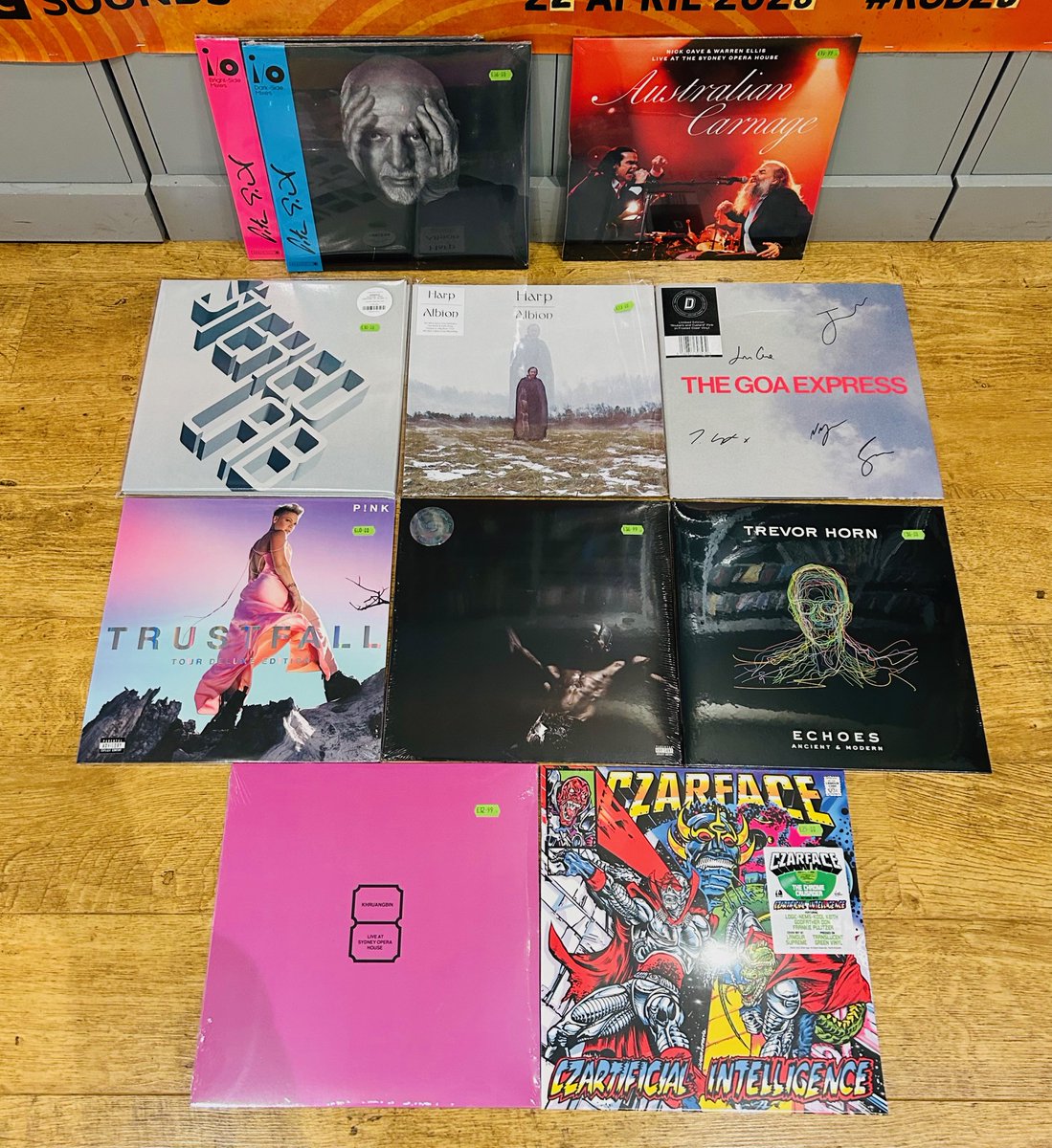#NewMusicFriday New albums from @itspetergabriel (two different mixes), Harp (Tim Smith, formerly of Midlake), live albums from @nickcave & @warrenellis13 and @Khruangbin plus release day for the sold out @dinkededition from @TheGoaExpress and more #WaxUpdate