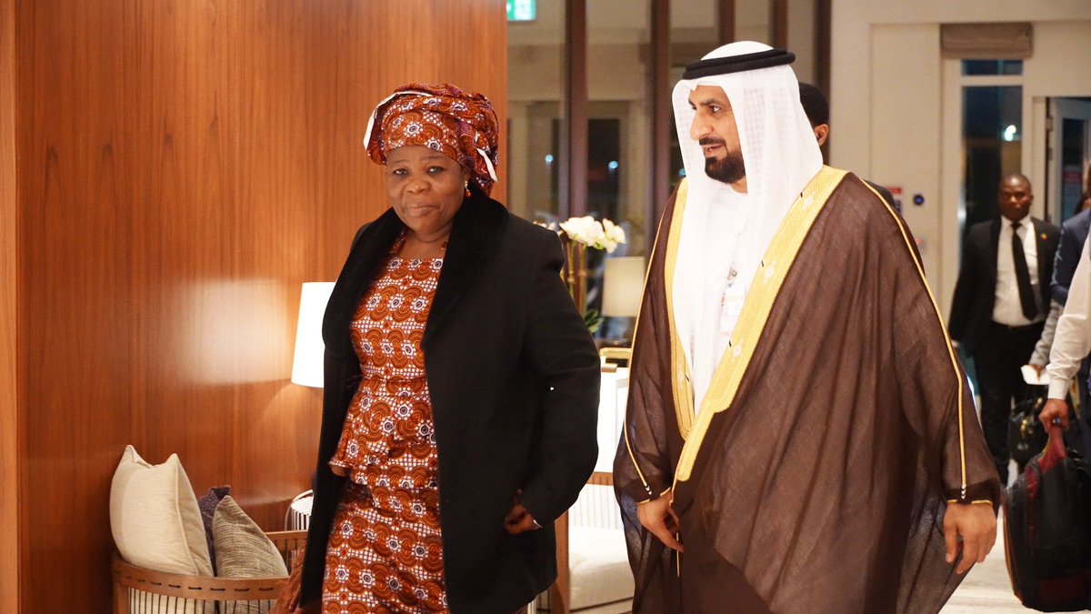 #BeninDiplomatie | #Prbenin | #Wasexo | 🇧🇯 🇦🇪 🚨 #COP28UAE   |  Mme <a href="/MCTalata/">Mariam Chabi Talata</a> prononcera un discours à l'ouverture de cette réunion <a href="/COP28_UAE/">COP28 UAE</a> qui vise à résoudre la crise climatique, en s'accordant sur les moyens de limiter la hausse des températures à 1,5°C et de parvenir à