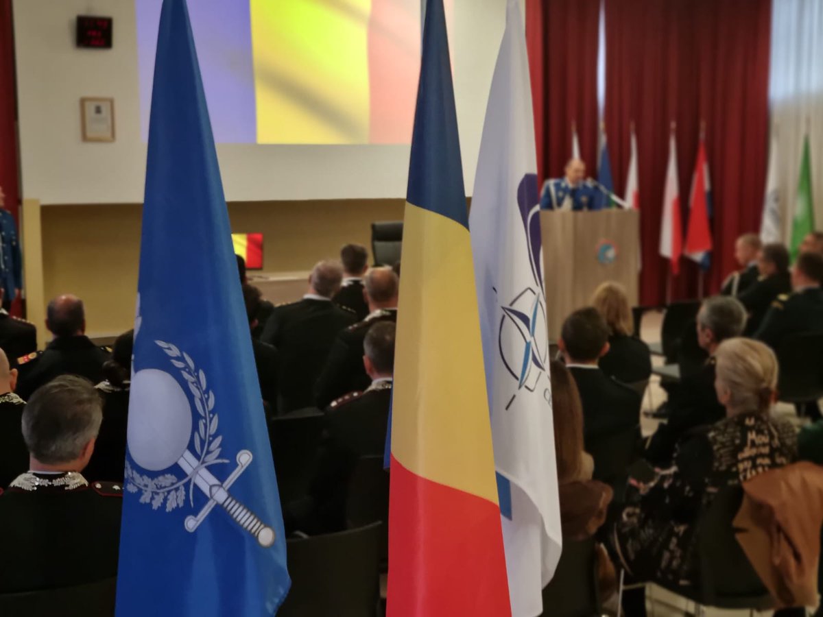 NSPCOE's tweet photo. Today is 🇷🇴#Romania National Day‼️
We congratulate our Romanian Allied &amp; friends. 
Best wishes also to 🇷🇴@jandarmeriaRO Chief Warrant Officer Tedy Rotaru, from Education &amp; Cooperation Sect who has been promoted to a higher rank. 
Good job Tedy 🔝💪💪
#WeAreNATO #StrongerTogether https://t.co/wLI0Wu0tpn