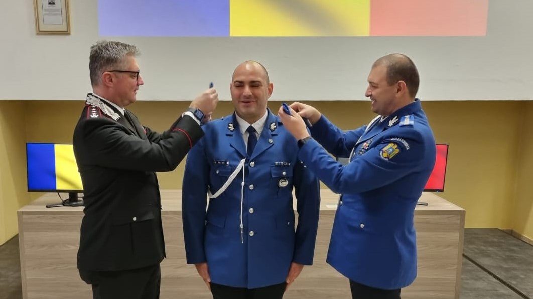 NSPCOE's tweet photo. Today is 🇷🇴#Romania National Day‼️
We congratulate our Romanian Allied &amp; friends. 
Best wishes also to 🇷🇴@jandarmeriaRO Chief Warrant Officer Tedy Rotaru, from Education &amp; Cooperation Sect who has been promoted to a higher rank. 
Good job Tedy 🔝💪💪
#WeAreNATO #StrongerTogether https://t.co/wLI0Wu0tpn
