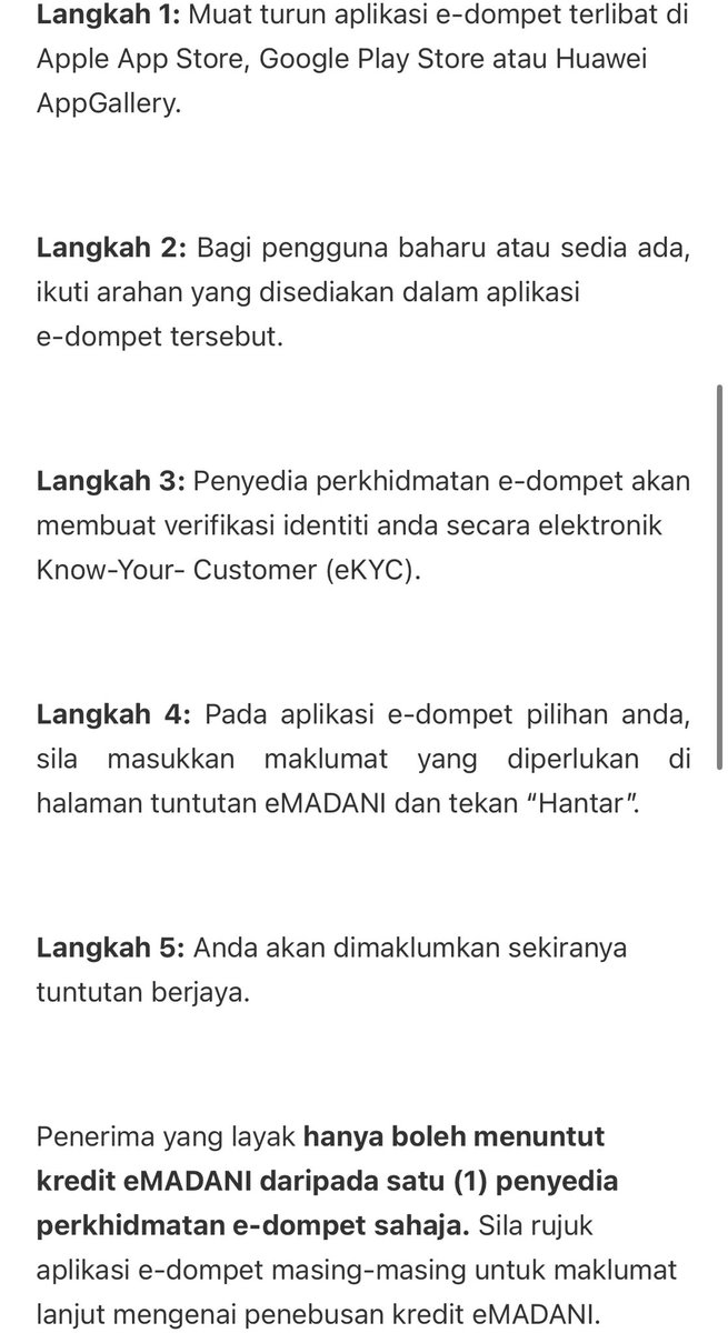 XavierNaxa's tweet photo. Tatacara tebus RM100 bawah program eMADANI 

eMADANI merupakan inisiatif daripada kerajaan untuk penerima yang layak dengan pendapatan tahunan di bawah RM100,000. 

Berikut tatacara penebusan yang akan bermula 4 Disember ini:
Dari kiri, Setel, Shopee, MAE dan Touch 'n Go eWallet. https://t.co/xF6UnQ1DZu